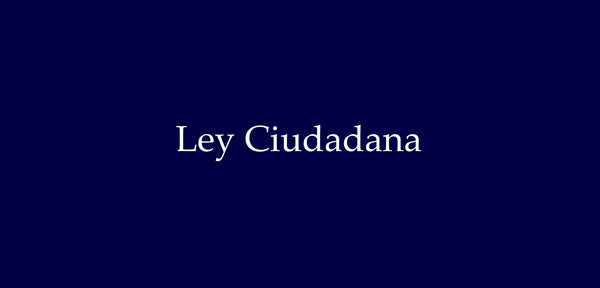 LEY CIUDADANA